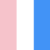 Blue, Pink & White